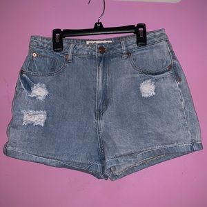 Cotton On Size 6 High Waisted Jean Shorts